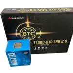 Combo Minería Mother Biostar Tb360-btc Pro 2 + Micro Intel Celeron G4930